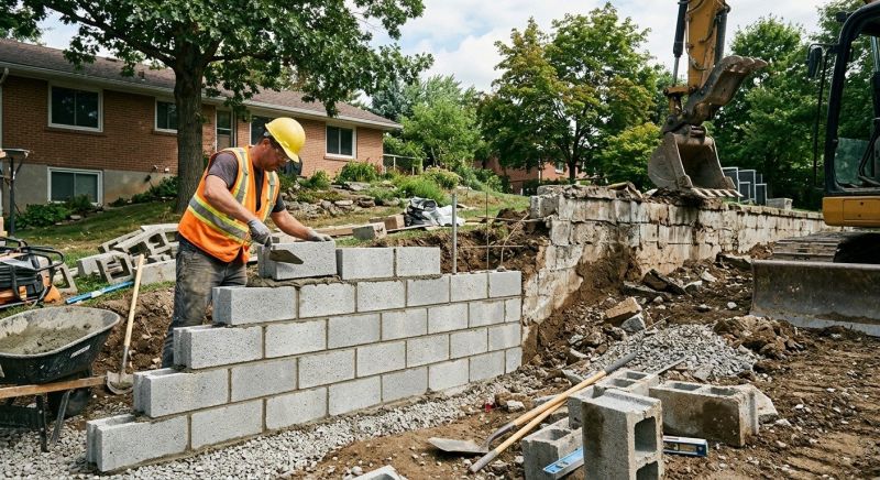 Block Foundation Installation in Stamford, CT