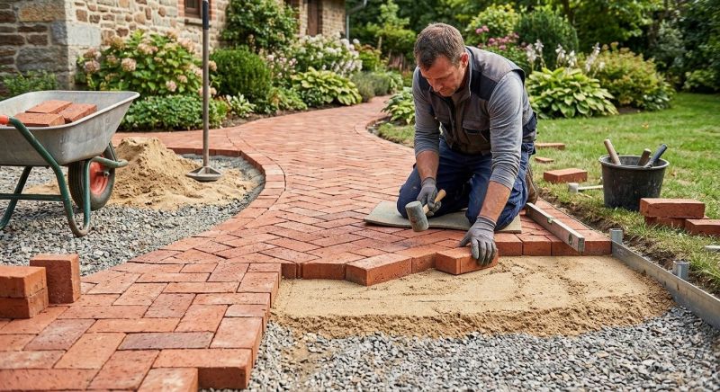 Brick Walkway Installation in Norwalk, CT