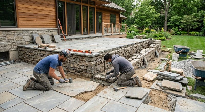 Deck Masonry Installation in Stamford, CT