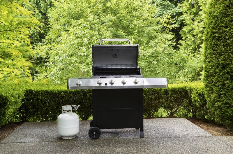 Outdoor Gas Stove Setup