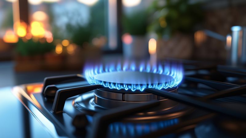 Gas is often more affordable than electricity, lowering your utility bills